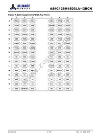 AS4C128M16D3LA-12BCNTR Datasheet Page 3