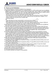 AS4C128M16D3LA-12BCNTR Datasheet Page 10