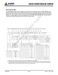 AS4C128M16D3LB-12BCNTR Datasheet Page 9