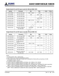 AS4C128M16D3LB-12BCNTR Datasheet Page 19