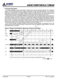 AS4C128M16D3LC-12BAN Datasheet Page 9