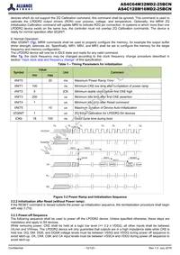 AS4C128M16MD2-25BCNTR Datasheet Page 12