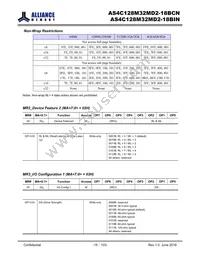 AS4C128M32MD2-18BINTR Datasheet Page 15