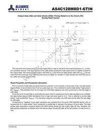 AS4C128M8D1-6TINTR Datasheet Page 10