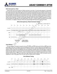 AS4C128M8D1-6TINTR Datasheet Page 22