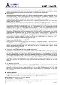 AS4C128M8D2-25BINTR Datasheet Page 20