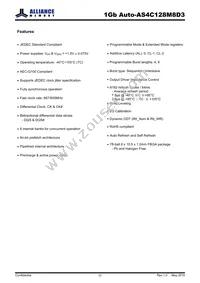 AS4C128M8D3-12BANTR Datasheet Page 2