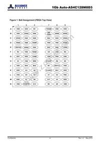 AS4C128M8D3-12BANTR Datasheet Page 4