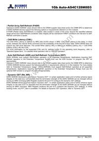 AS4C128M8D3-12BANTR Datasheet Page 20