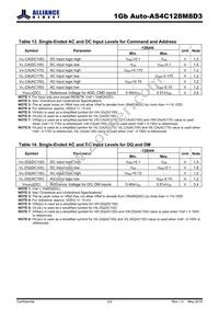 AS4C128M8D3-12BANTR Datasheet Page 23