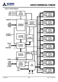 AS4C128M8D3A-12BAN Datasheet Page 4