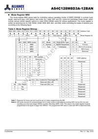 AS4C128M8D3A-12BAN Datasheet Page 14