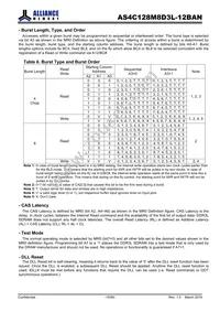 AS4C128M8D3L-12BAN Datasheet Page 15