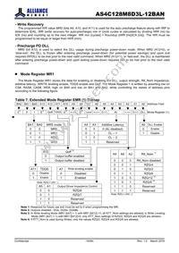 AS4C128M8D3L-12BAN Datasheet Page 16