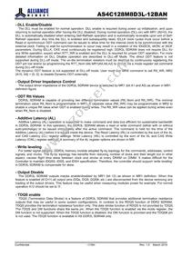 AS4C128M8D3L-12BAN Datasheet Page 17