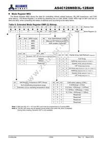 AS4C128M8D3L-12BAN Datasheet Page 18