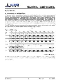 AS4C128M8D3L-12BINTR Datasheet Page 12