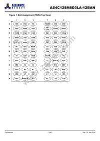 AS4C128M8D3LA-12BAN Datasheet Page 3