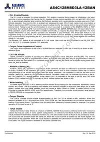 AS4C128M8D3LA-12BAN Datasheet Page 17