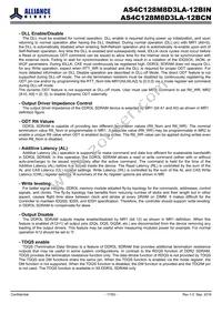AS4C128M8D3LA-12BIN Datasheet Page 17