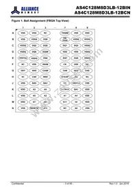 AS4C128M8D3LB-12BINTR Datasheet Page 3