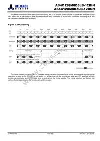AS4C128M8D3LB-12BINTR Datasheet Page 13