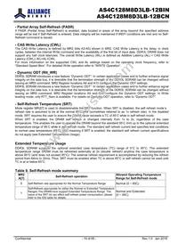 AS4C128M8D3LB-12BINTR Datasheet Page 19