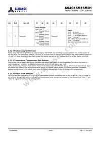 AS4C16M16MD1-6BCN Datasheet Page 16