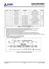 AS4C16M16MD1-6BCN Datasheet Page 18