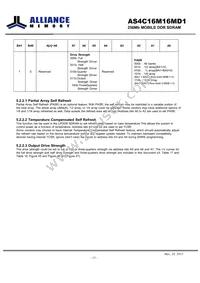 AS4C16M16MD1-6BIN Datasheet Page 15