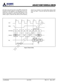 AS4C16M16MSA-6BINTR Datasheet Page 22