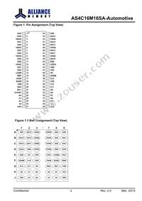 AS4C16M16SA-6BANTR Datasheet Page 3
