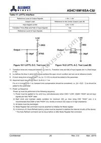 AS4C16M16SA-7BCNTR Datasheet Page 21