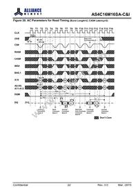 AS4C16M16SA-7BCNTR Datasheet Page 23