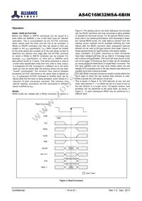 AS4C16M32MSA-6BINTR Datasheet Page 19