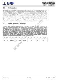 AS4C16M32SC-7TINTR Datasheet Page 10