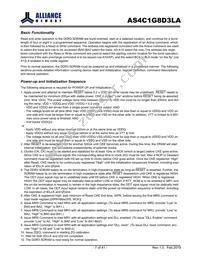 AS4C1G8D3LA-10BCN Datasheet Page 7