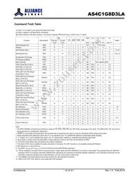 AS4C1G8D3LA-10BCN Datasheet Page 14