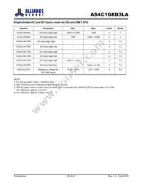 AS4C1G8D3LA-10BCN Datasheet Page 18