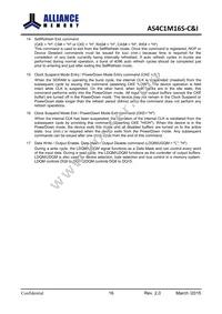 AS4C1M16S-6TINTR Datasheet Page 17