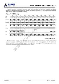 AS4C256M16D3-12BANTR Datasheet Page 13