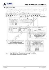 AS4C256M16D3-12BANTR Datasheet Page 18