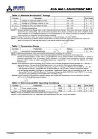 AS4C256M16D3-12BANTR Datasheet Page 21