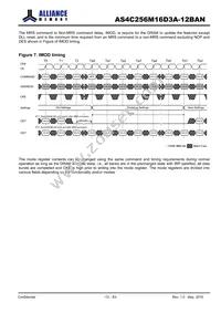 AS4C256M16D3A-12BANTR Datasheet Page 13