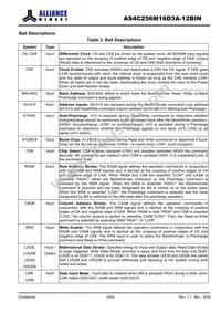 AS4C256M16D3A-12BINTR Datasheet Page 6