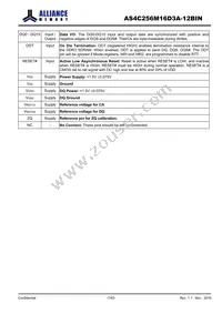 AS4C256M16D3A-12BINTR Datasheet Page 7