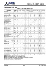 AS4C256M16D3A-12BINTR Datasheet Page 8