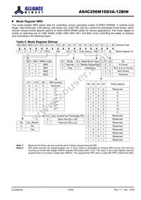 AS4C256M16D3A-12BINTR Datasheet Page 14