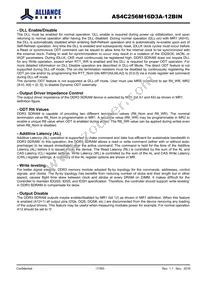 AS4C256M16D3A-12BINTR Datasheet Page 17