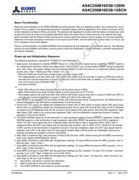 AS4C256M16D3B-12BINTR Datasheet Page 7